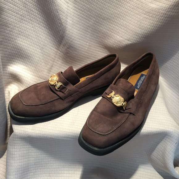 Giorgio Brutini brown suede slip on men shoes, 12 main image 7